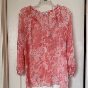 Sonoma Sheer Floral Blouse